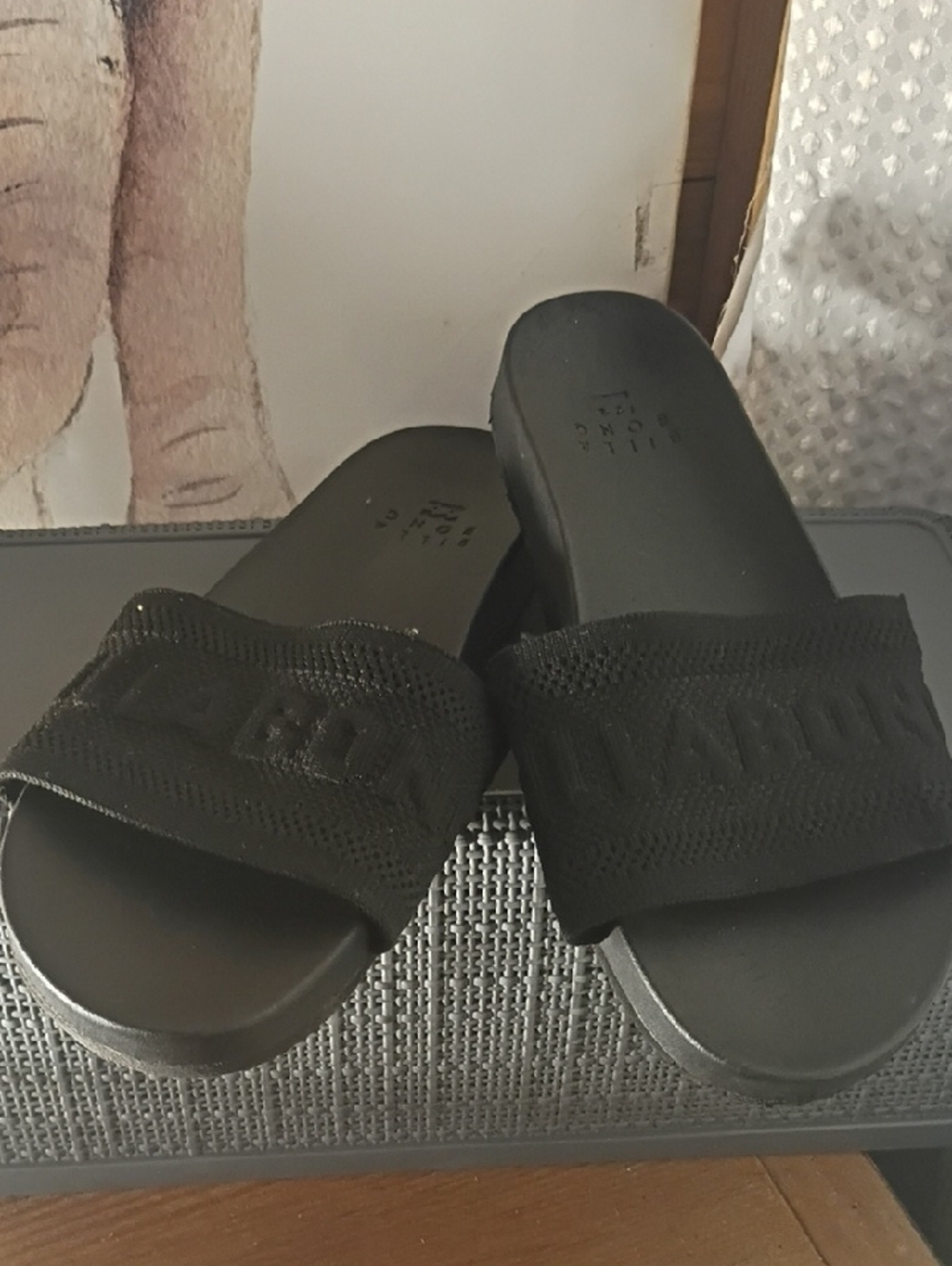 Billabong Black Slide Sandals
